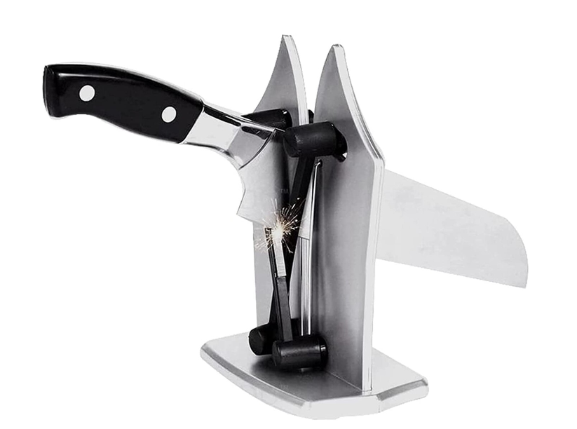 Afilador De Cuchillos Manual Resortes Multiusos-0