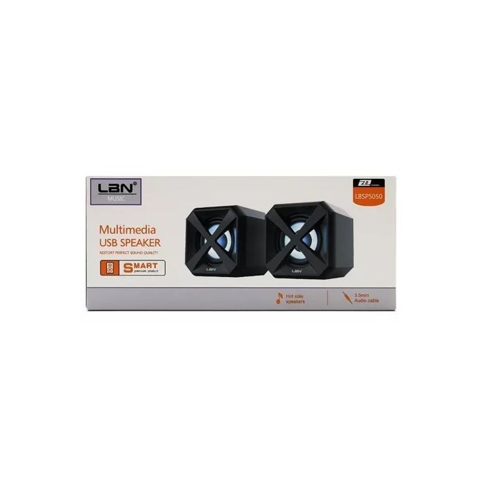 Parlante Para PC 2.0 Multimedia LBN LBSP5050-0