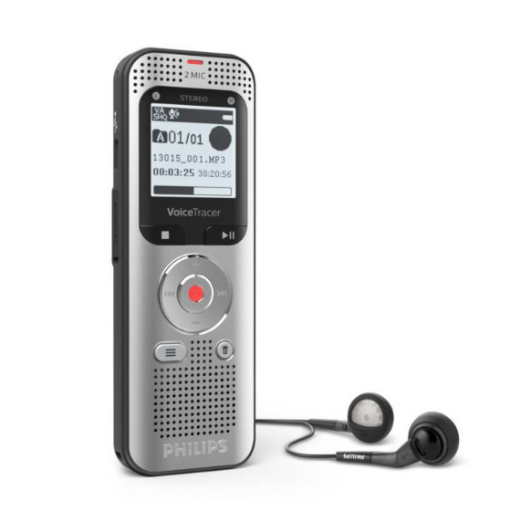 Grabadora De Voz PHILIPS DVT2050 Memoria Interna De 8 GB-0