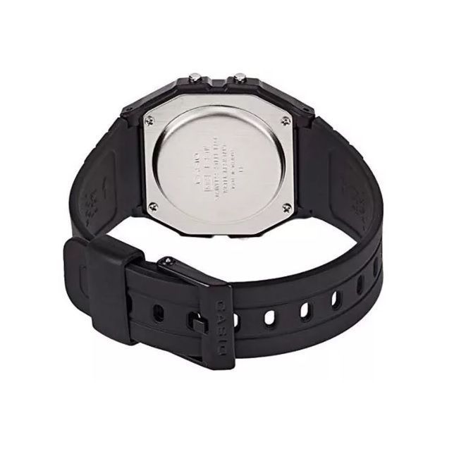 Reloj Casio Digital F91W-3DG Negro De Resina-1