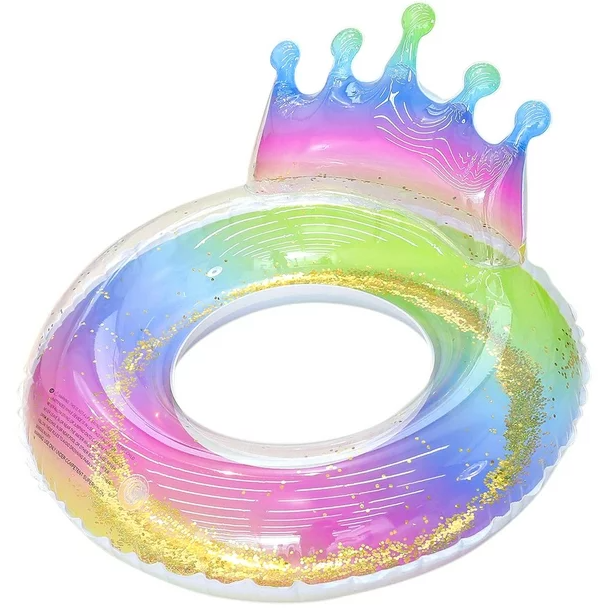 Flotador De Piscina 90cm Inflables De Corona-0