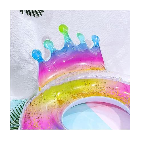 Flotador De Piscina 90cm Inflables De Corona-2