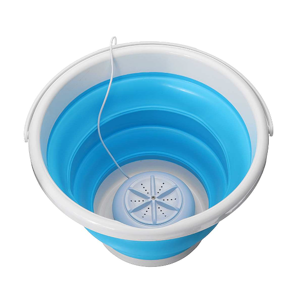 Mini Lavadora Plegable Eléctrica Automática Ultrasónico Portátil-0