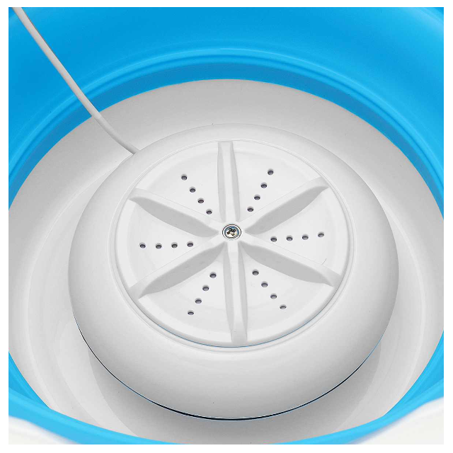 Mini Lavadora Plegable Eléctrica Automática Ultrasónico Portátil-2