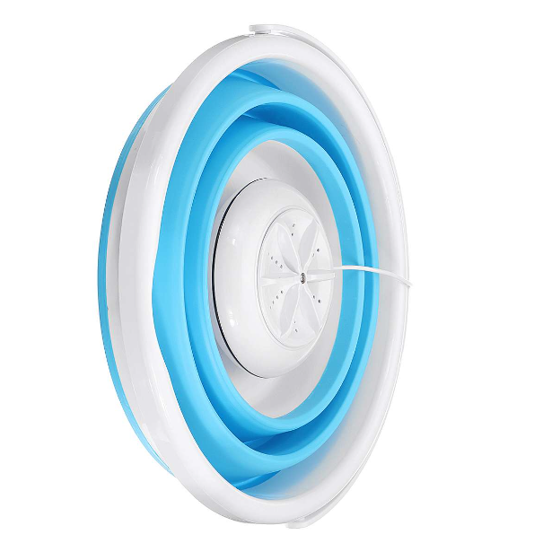 Mini Lavadora Plegable Eléctrica Automática Ultrasónico Portátil-7