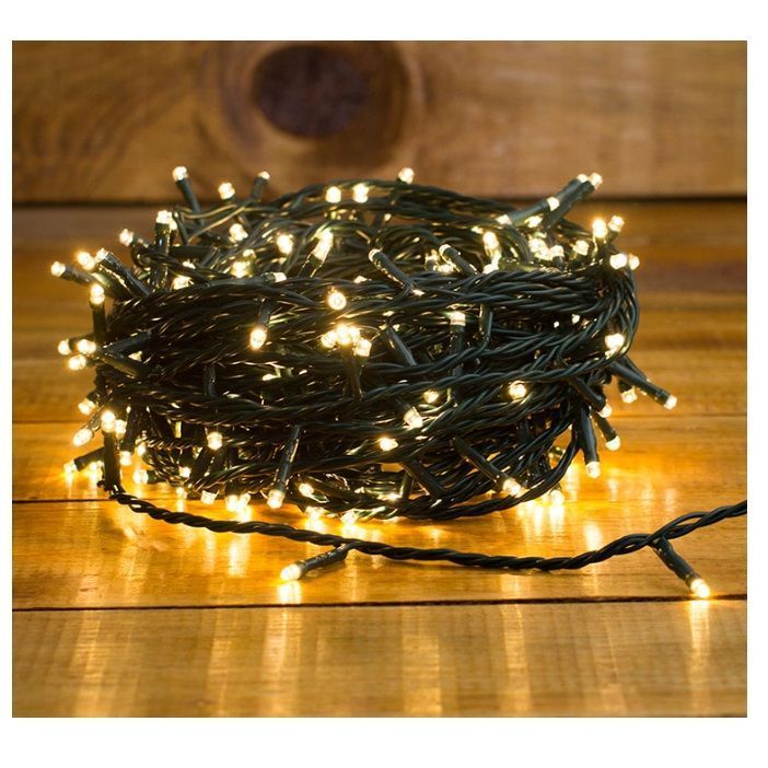 Luces Guirnalda 500 Luces Amarillas Navideñas Decoración-3