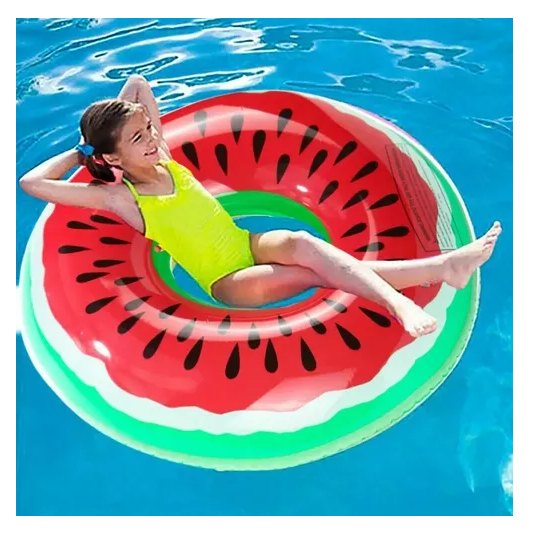 Flotador De Sandia Inflable De 100cm Para Verano-5