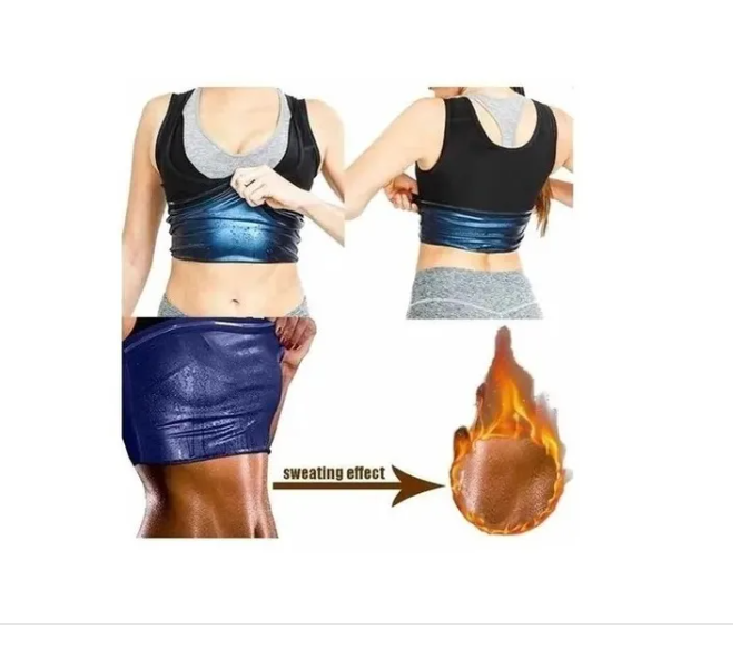  Faja Reductora Térmica Mujer Faja Efecto Sauna Talla L/XL-6
