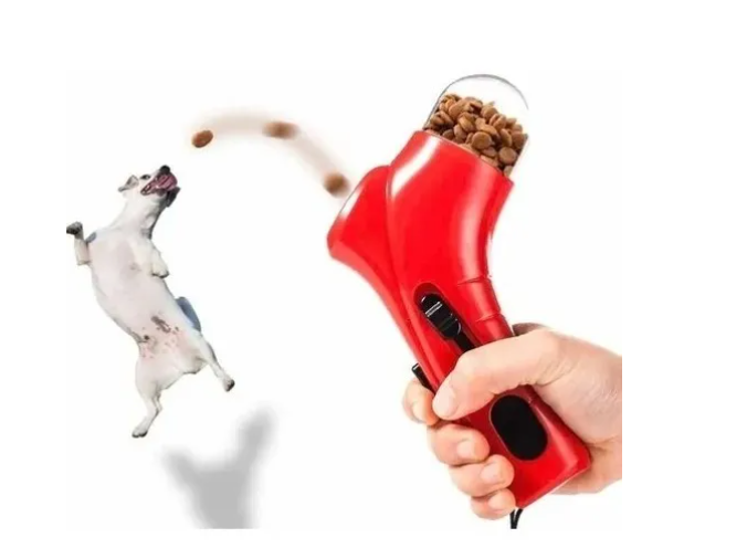 Lanzador De Alimentos Snack Golosinas Para Perros Mascotas-1