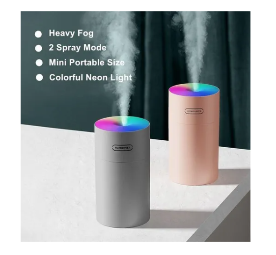 Humidificador Colorful Aromático Usb Para Casa Oficina Auto-4