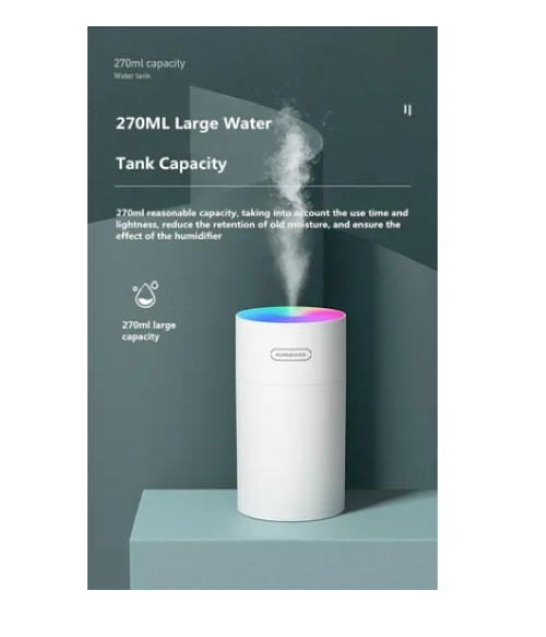 Humidificador Colorful Aromático Usb Para Casa Oficina Auto-1