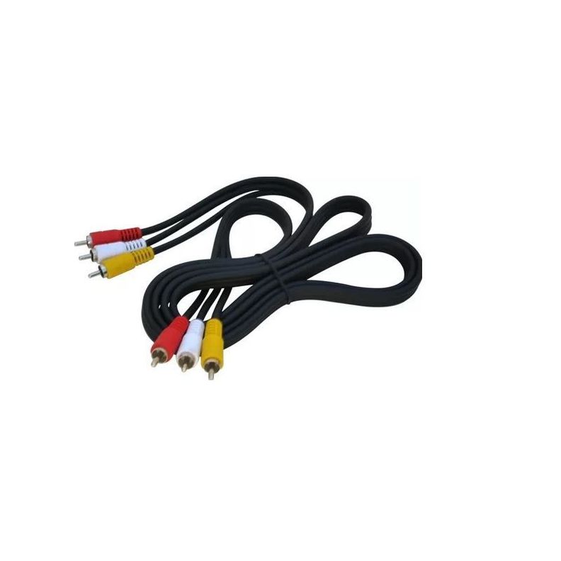 Cable RCA Audio Video 3x3 Longitud 1.5m-1