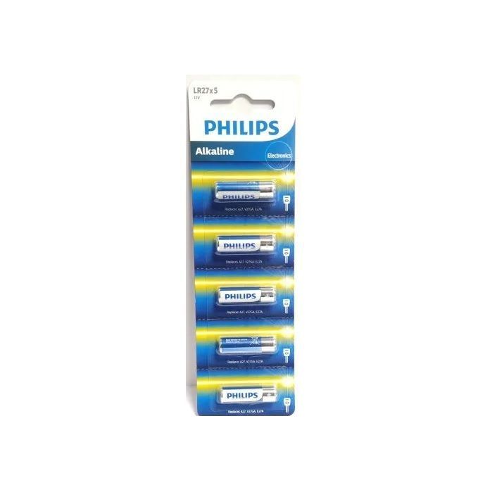 Pila Batería Para Control Philips A27 Pack De 5 Unidades-1
