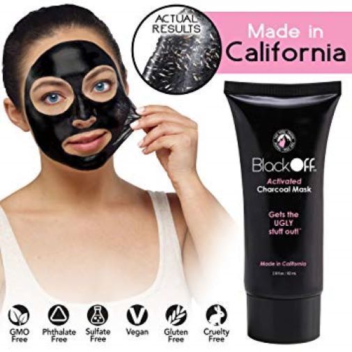 Mascarilla Facial Carbón Activado Para Los Puntos Negros Acné Y Brillo-1