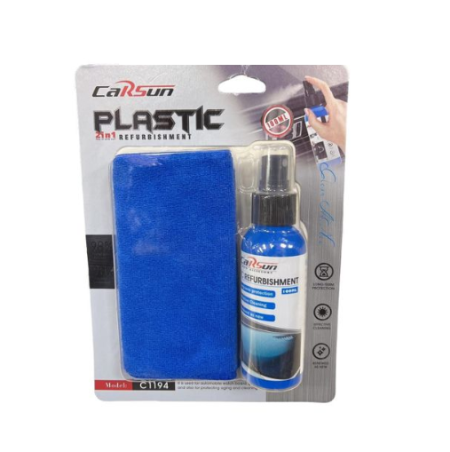 Spray Limpiador De Interiores Para Automóviles Mas Un Paño-1