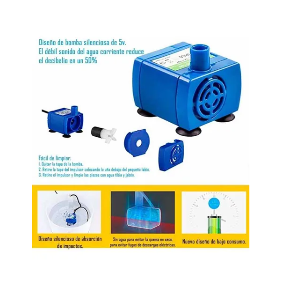 Fuente De Agua Bebedero Para Mascotas Dispensadora De Agua-6