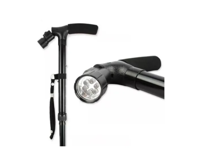 Bastón Mágico Ortopédico Con Luz Led Plegable-1