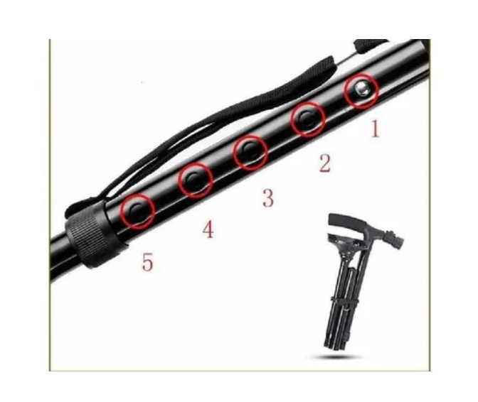 Bastón Mágico Ortopédico Con Luz Led Plegable-4