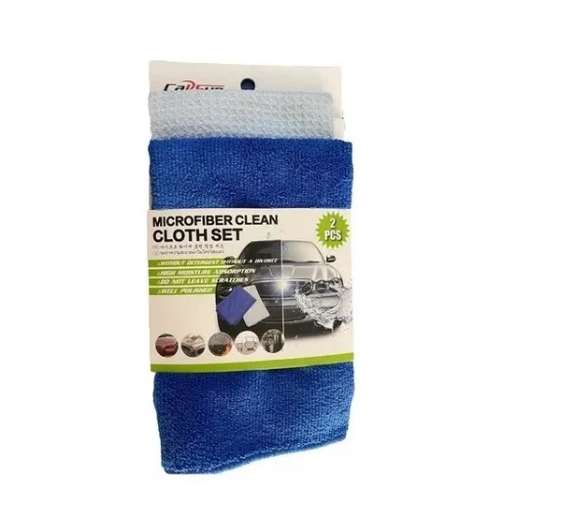 Pack 2 Paños De Microfibra Para Lavado Auto Alta Absorción-0