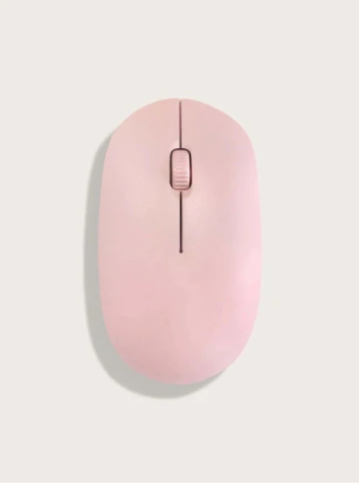 Mouse Ratón Inalámbrico Recargable Bluetooth Dual 24G Rosado-0