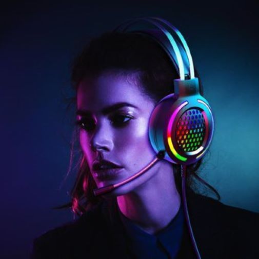 Audífonos Gamer Para Pc Con Luces RGB Con Conector A Xbox Ps4-1