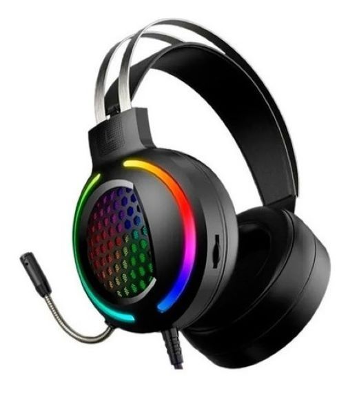 Audífonos Gamer Para Pc Con Luces RGB Con Conector A Xbox Ps4-2