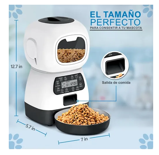 Robot Dispensador De Alimentos Automático Para Mascotas-2