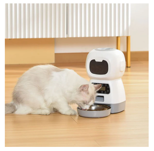Robot Dispensador De Alimentos Automático Para Mascotas-4
