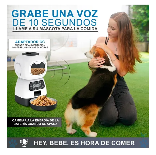 Robot Dispensador De Alimentos Automático Para Mascotas-5
