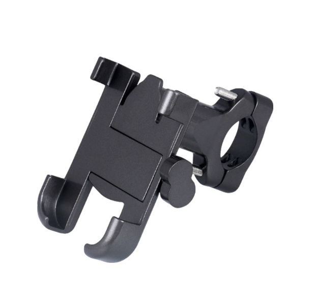 Porta Celular Metálico 360° Para Moto Bicicleta Giratorio Negro-5