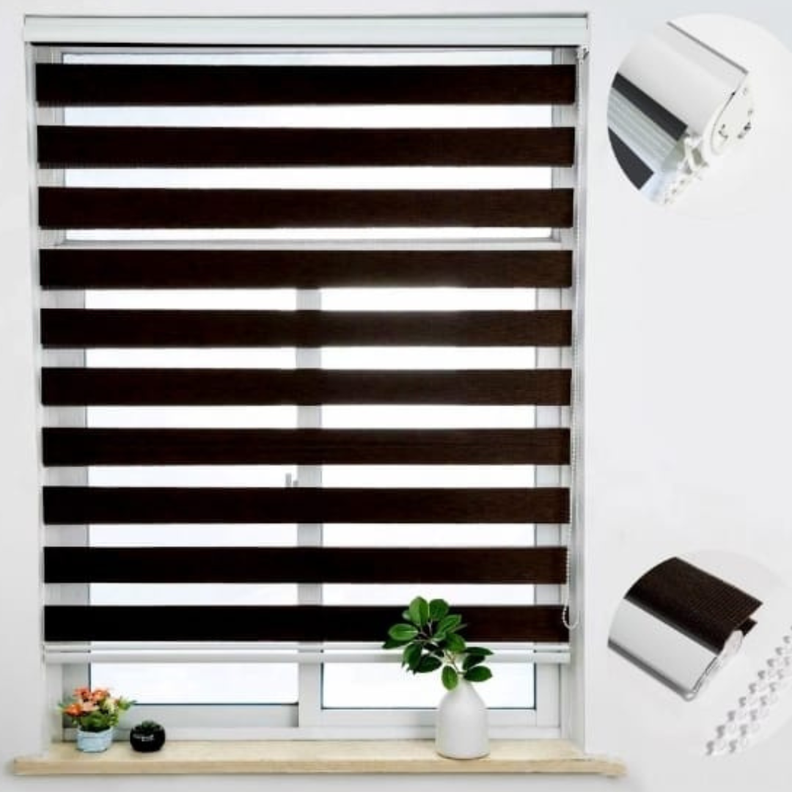 Cortina roller duo 150x200 Negra-1