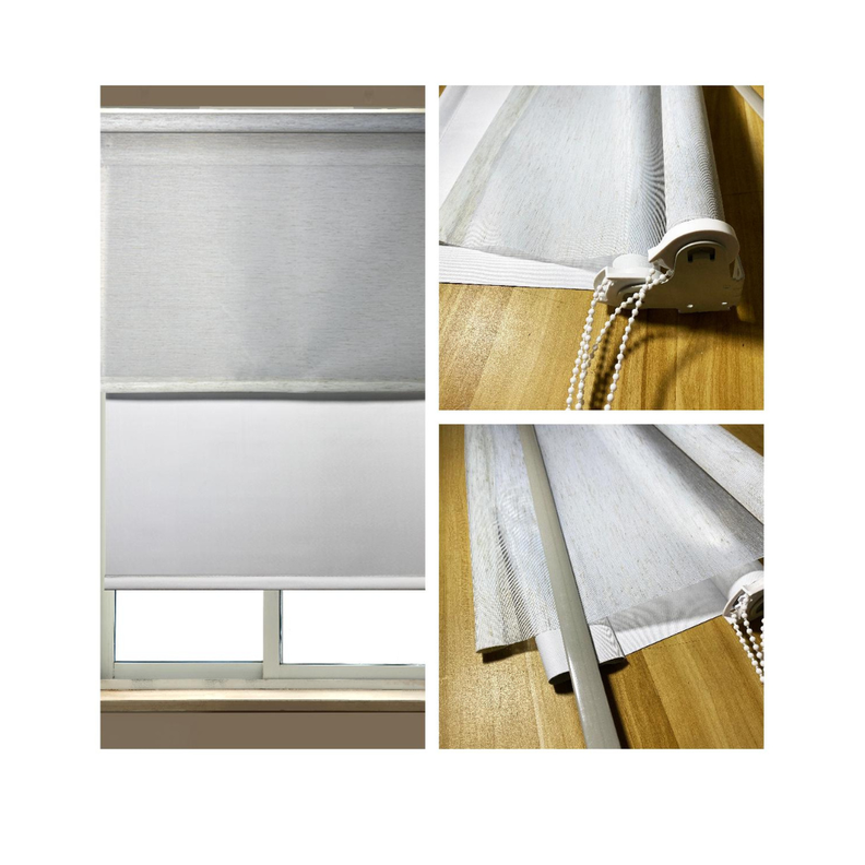Cortina Roller Blackout 2 paño 180x200 doble-2