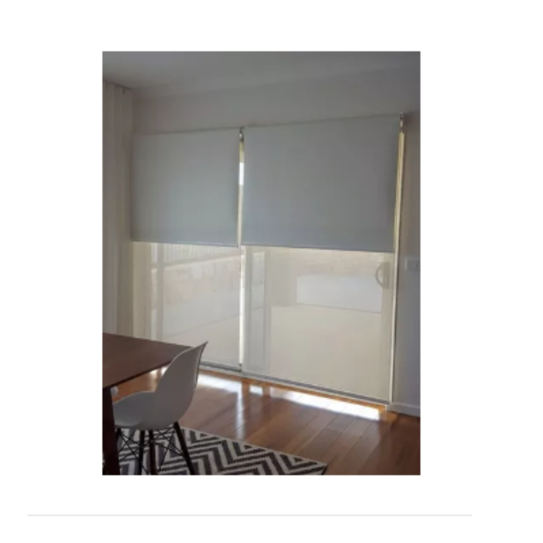 Cortina Roller Blackout 2 paño 120x240 doble-4