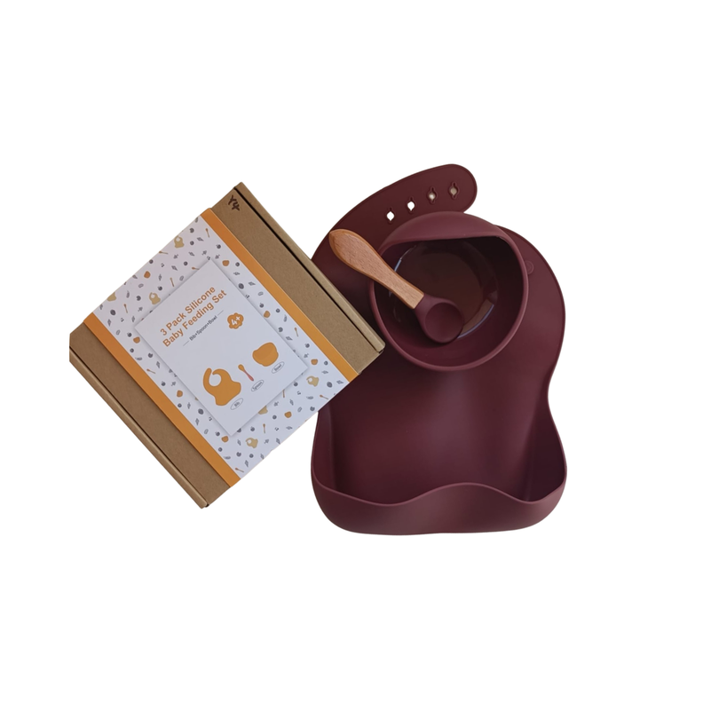 Set de alimentación bebé libre de bpa burdeo-1