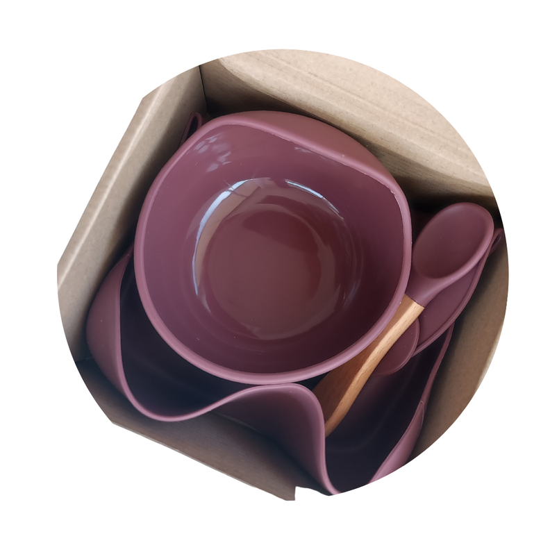 Set de alimentación bebé libre de bpa burdeo-2