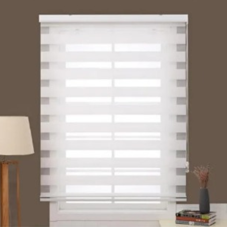 Cortina roller duo 120x240  Blanca-2