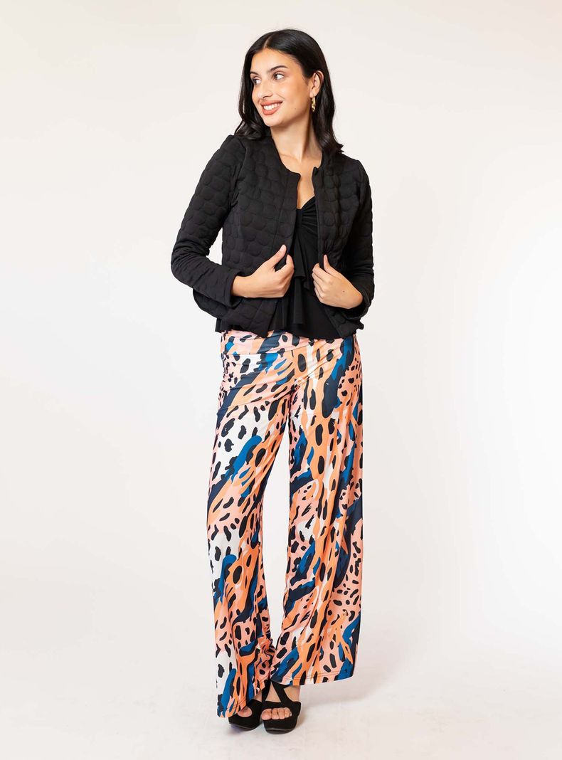 Palazzo Animal Print Colores Natalia Seguel-2