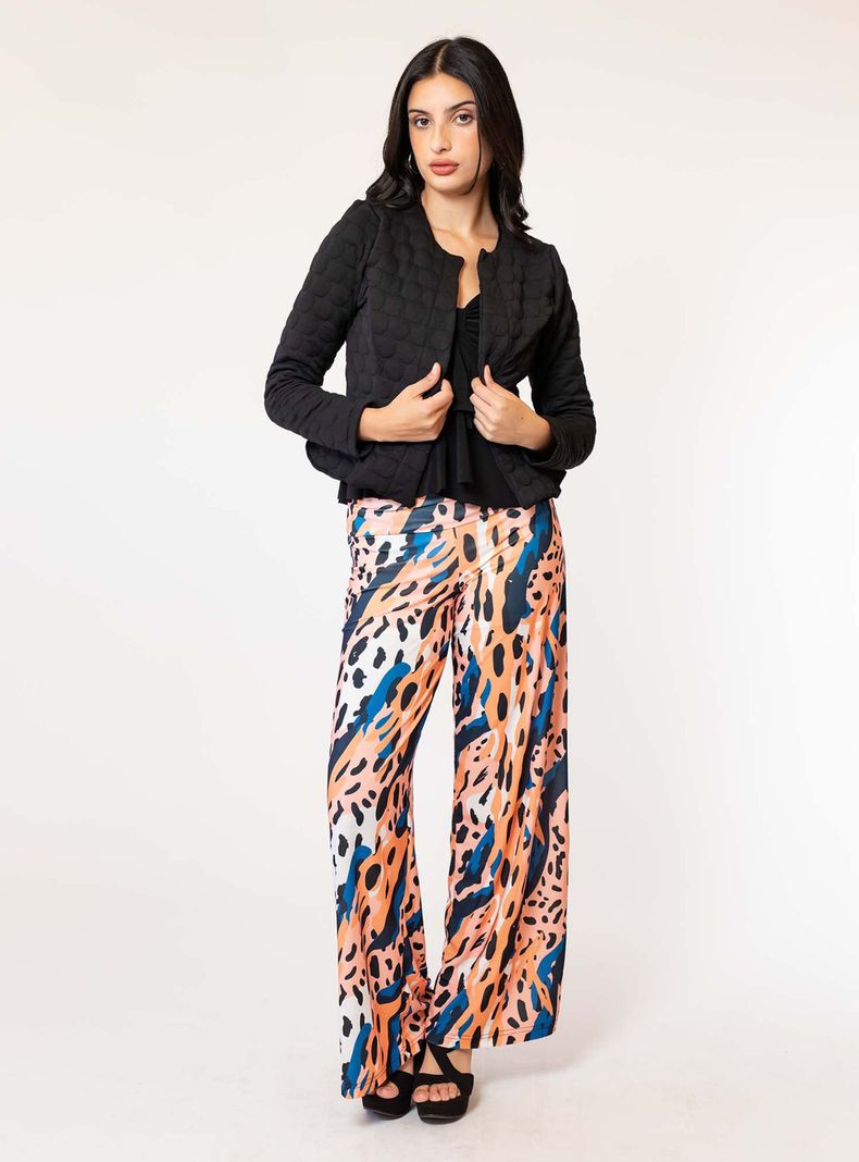 Palazzo Animal Print Colores Natalia Seguel-3