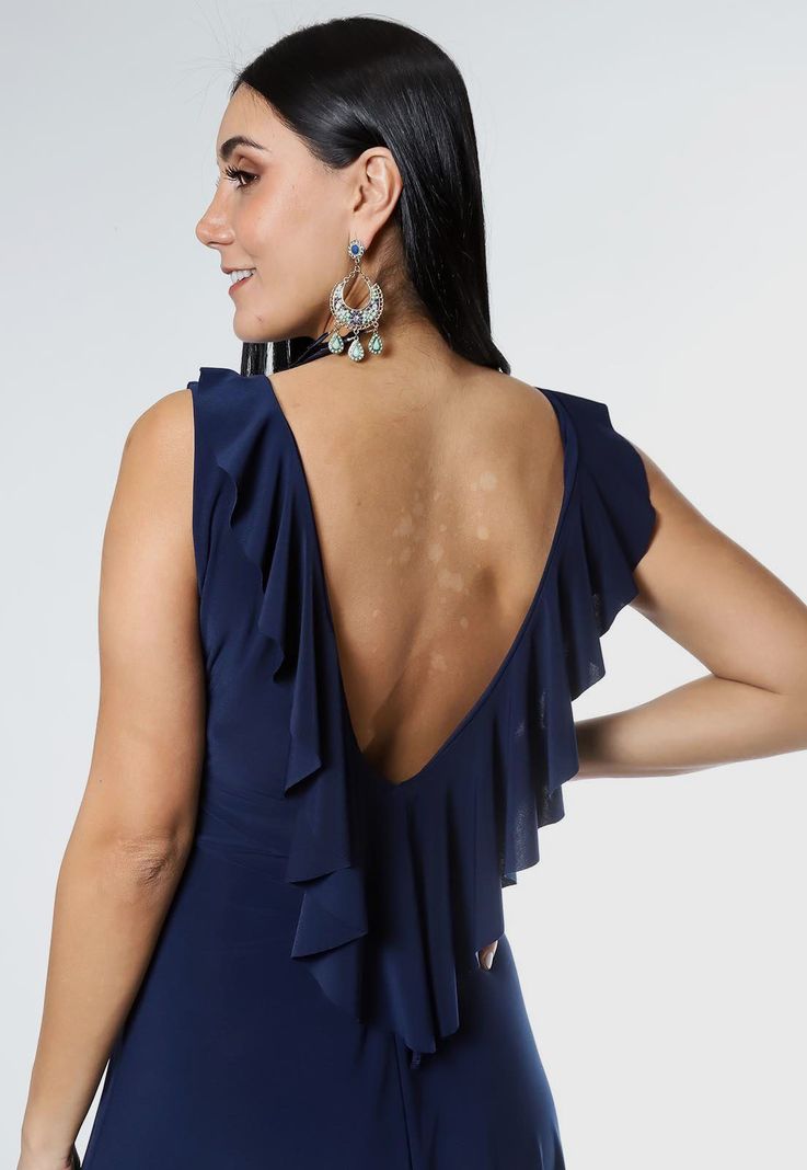 Vestido Celeste Azul Francia-0