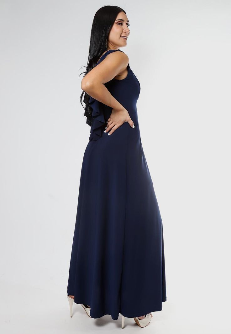 Vestido Celeste Azul Francia-3