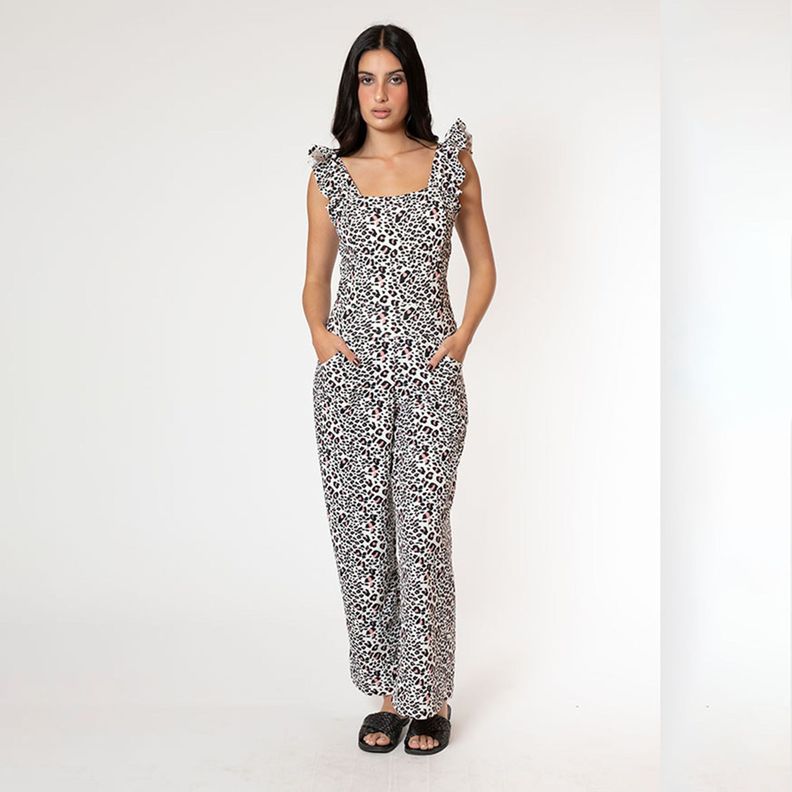 Enterito Mercedes Animal Print Rosa Natalia Seguel-1