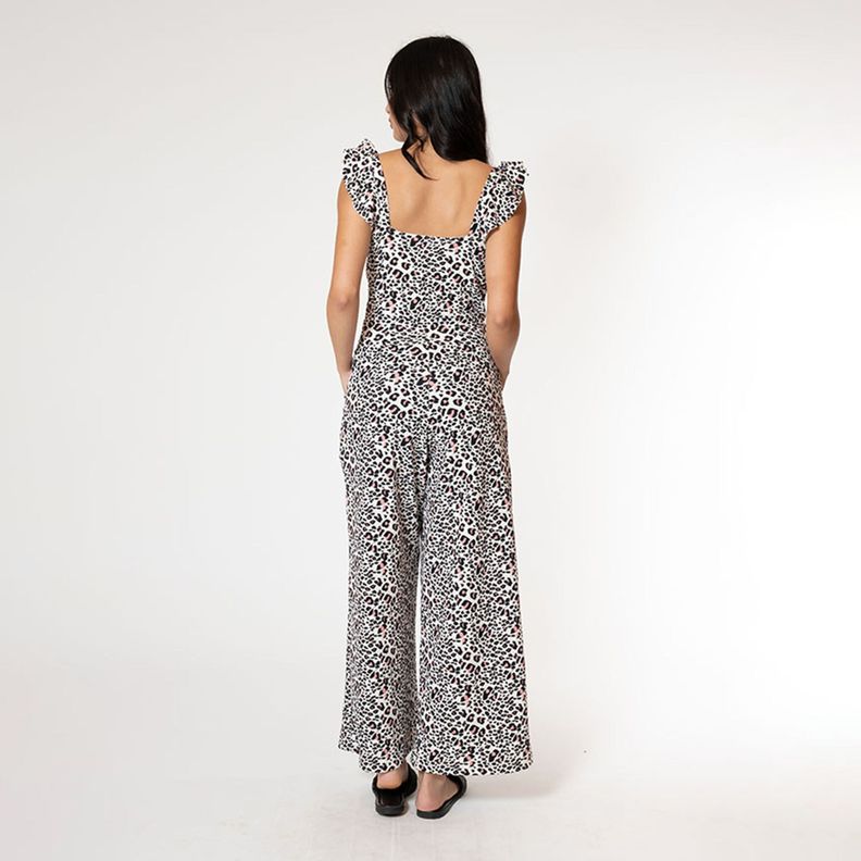 Enterito Mercedes Animal Print Rosa Natalia Seguel-3