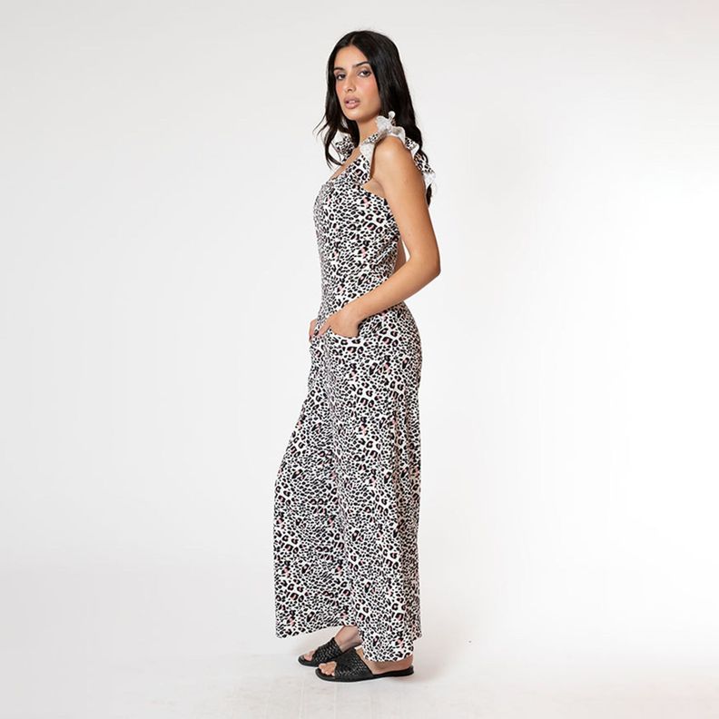 Enterito Mercedes Animal Print Rosa Natalia Seguel-5