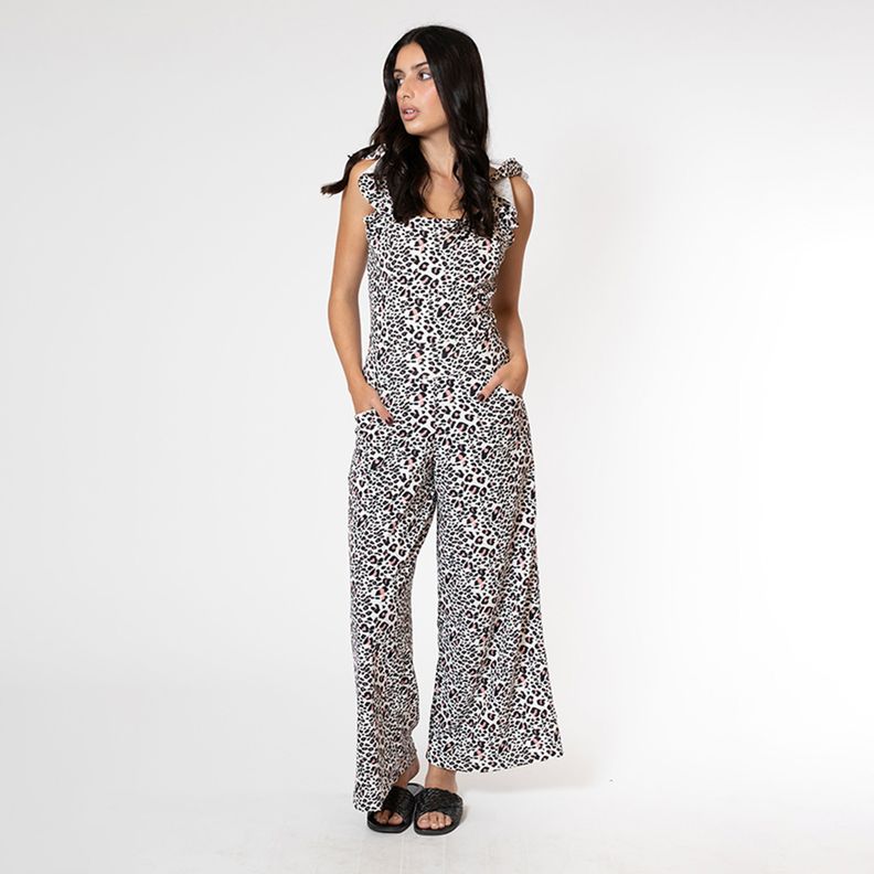 Enterito Mercedes Animal Print Rosa Natalia Seguel-6