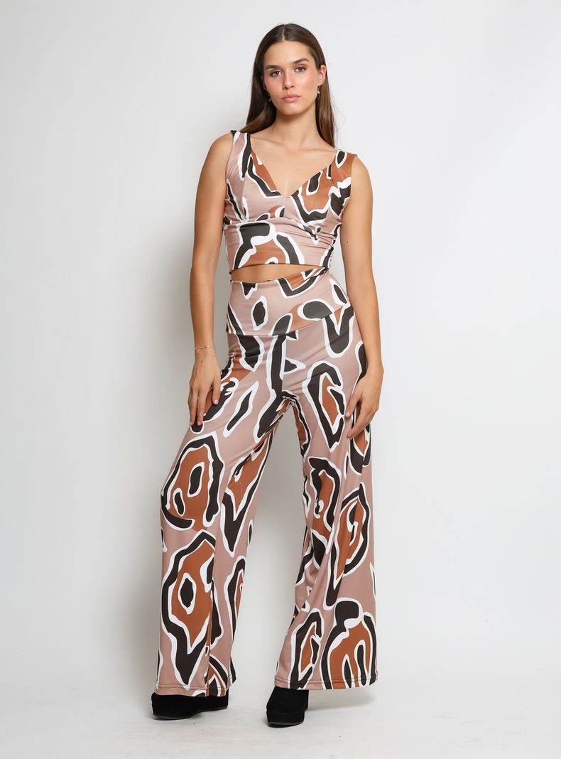 Palazzo Cafe Animal Print Natalia Seguel-1