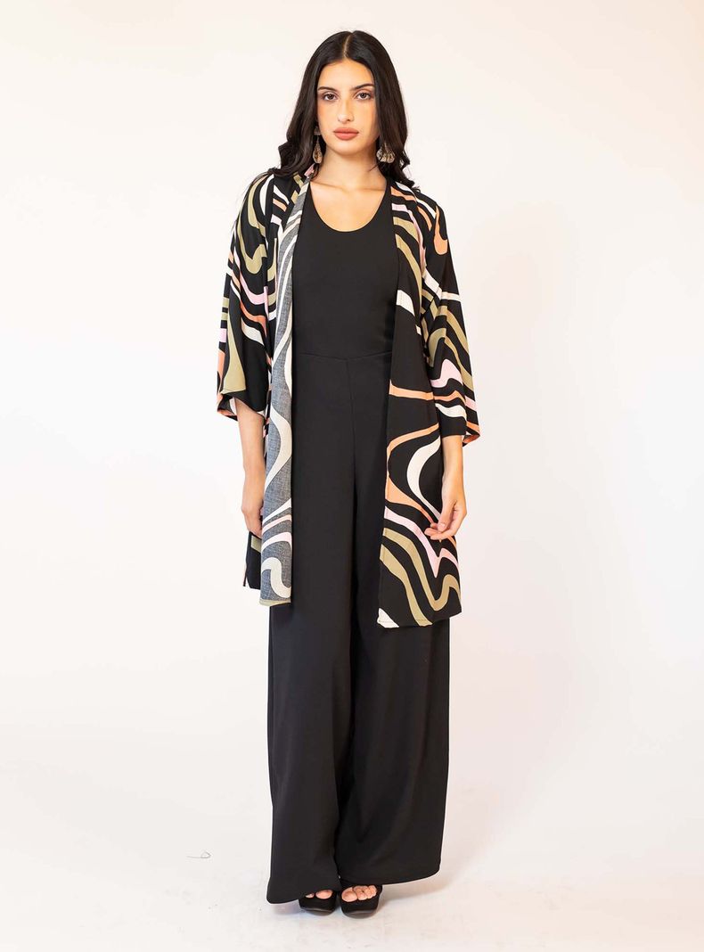 kimono Negro Lineas Natalia Seguel-1