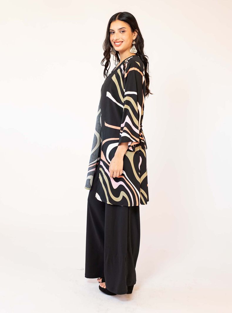 kimono Negro Lineas Natalia Seguel-4