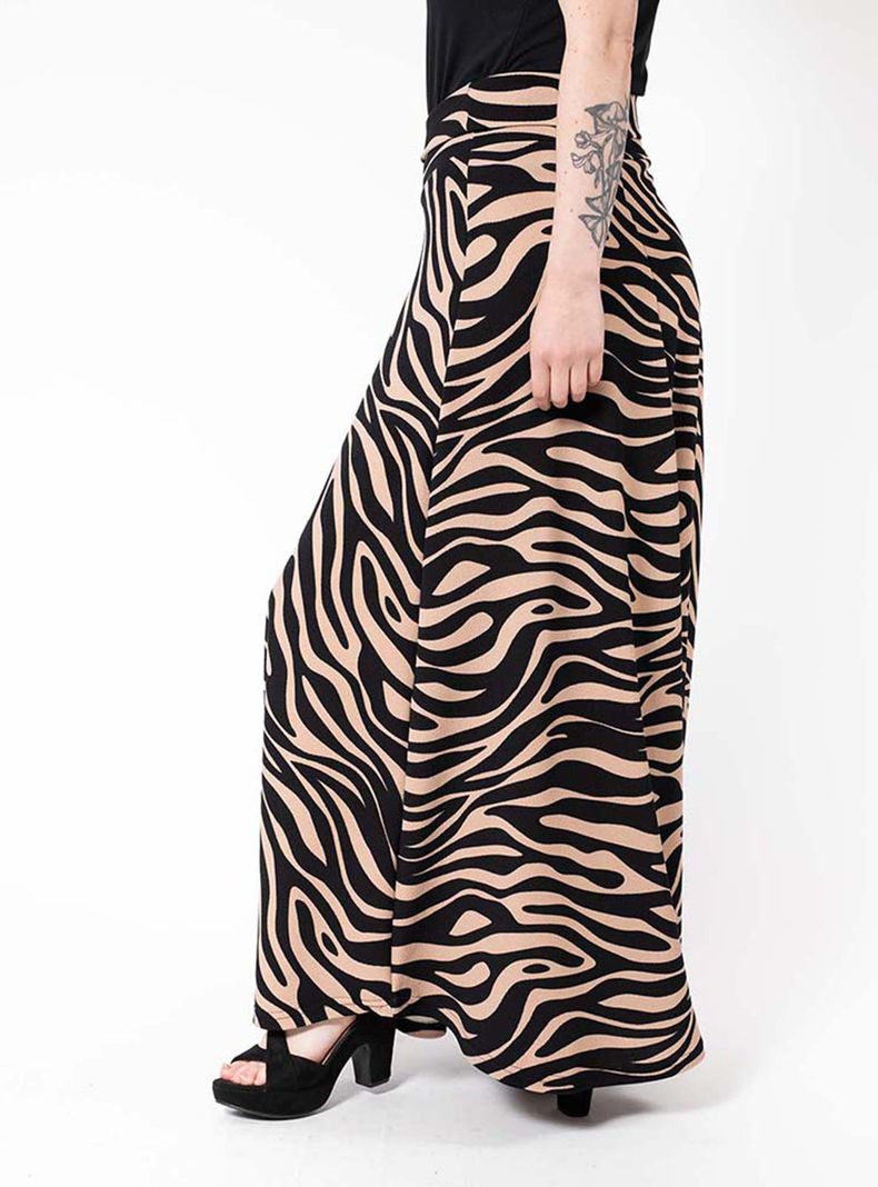 Falda Martina Animalprint Natalia Seguel-2