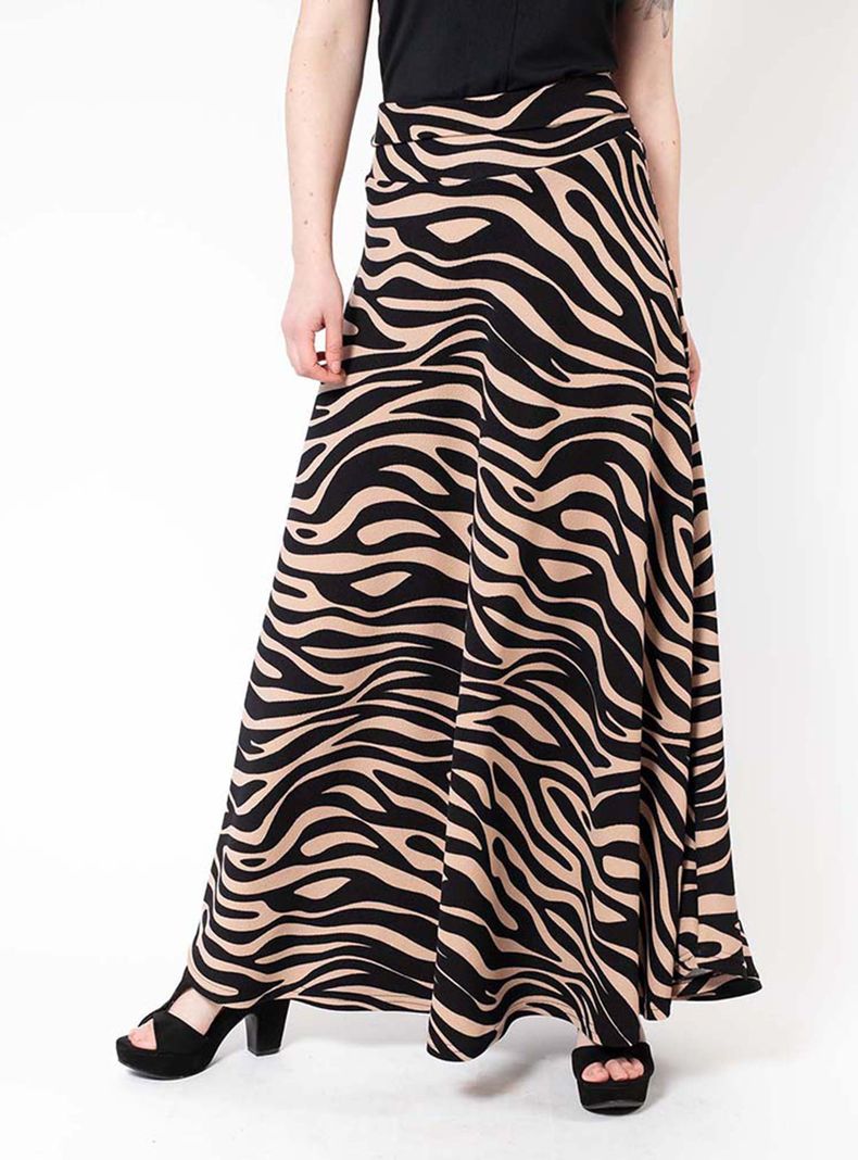 Falda Martina Animalprint Natalia Seguel-3