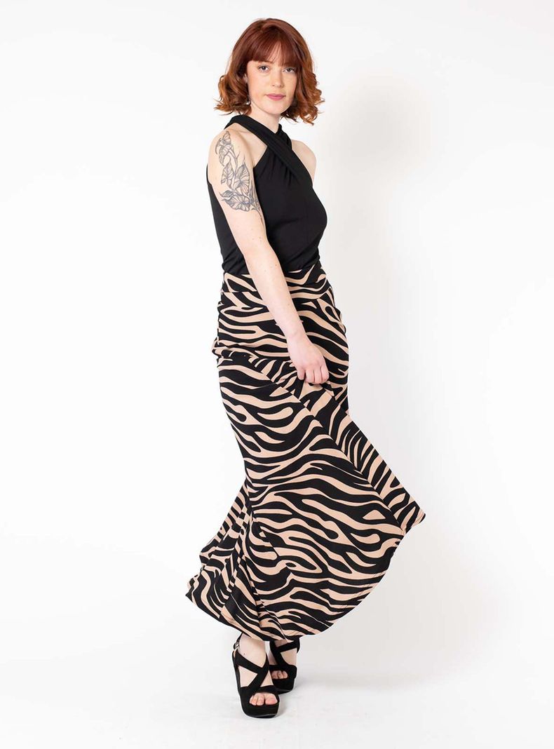 Falda Martina Animalprint Natalia Seguel-5